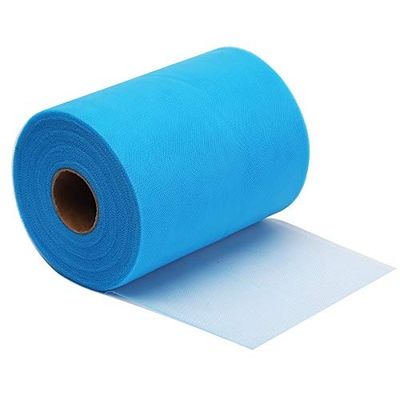 qualité  Organic Plain Mesh Fabric Wholesale Tulle Fabric Soft 100% Polyester Tulle Roll usine